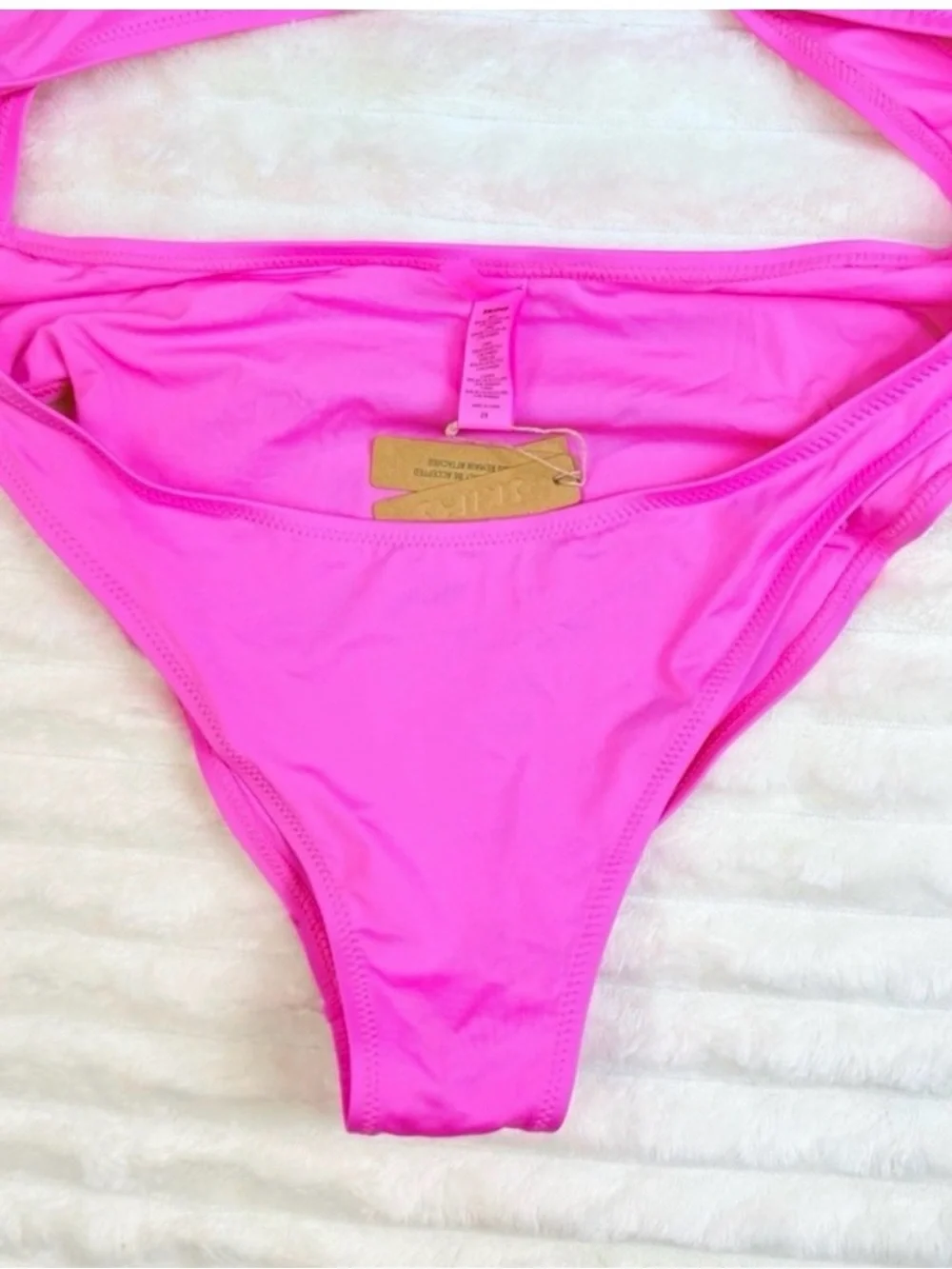 SKIMS Signature Swim Cut Out Monokini Taffy Pink 2XL Sculpting Swimsuit  NWT